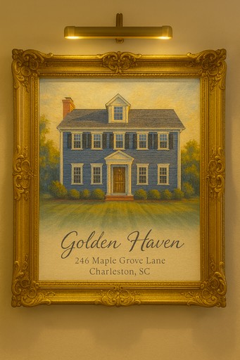House portrait transformation
